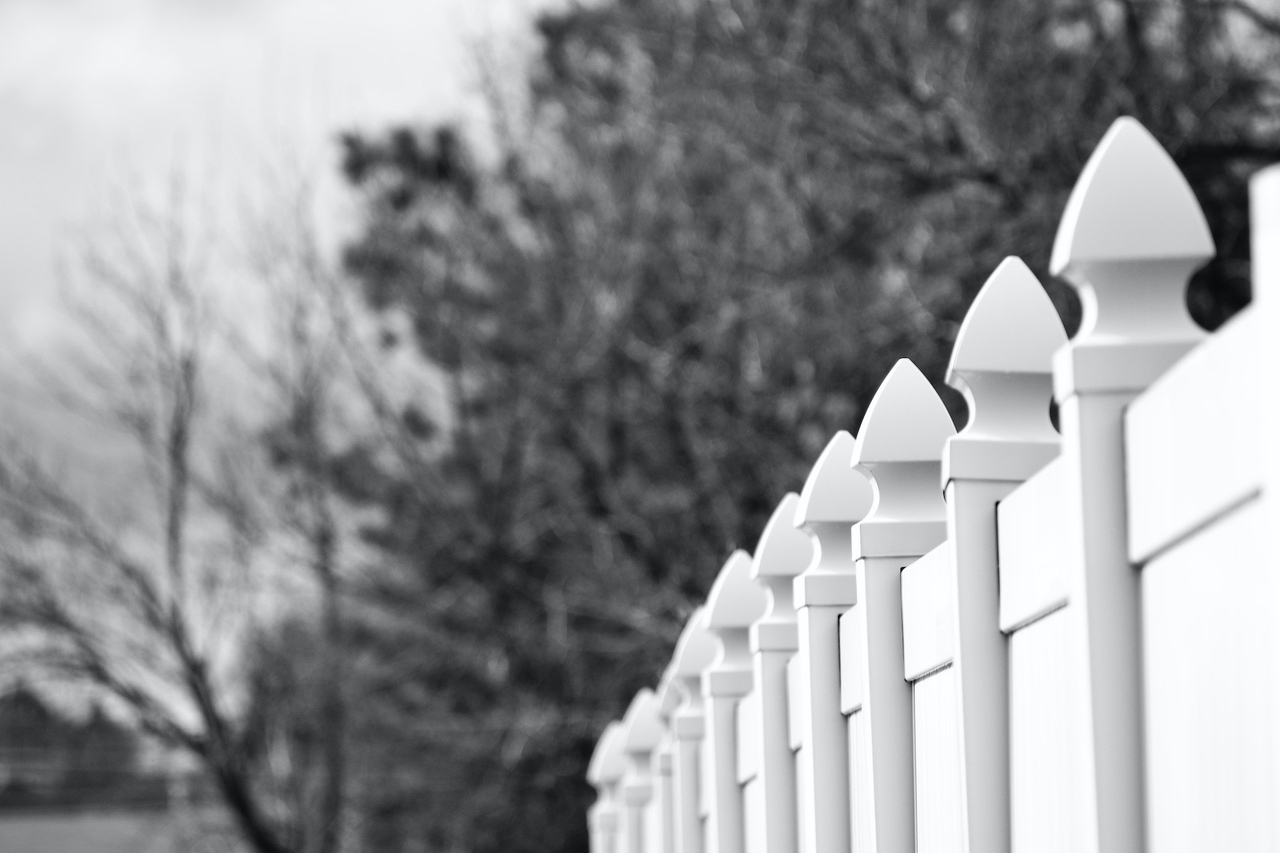 vinyl fence grayscale by brett sayles